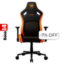Silla Gaming Cougar Defensor F Negro Naranja