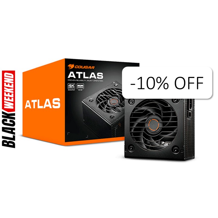 Fuente de Poder 650W Cougar Atlas 80-PLUS Bronze