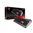Teclado Gaming Mecánico Alámbrico Cougar Attack X3 en español Gris Claro