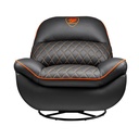 Sofá Gaming Cougar Overlord Negro Naranja