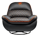 Sofá Gaming Cougar Overlord Negro-Naranja