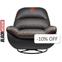 Sofá Gaming Cougar Overlord Negro-Naranja