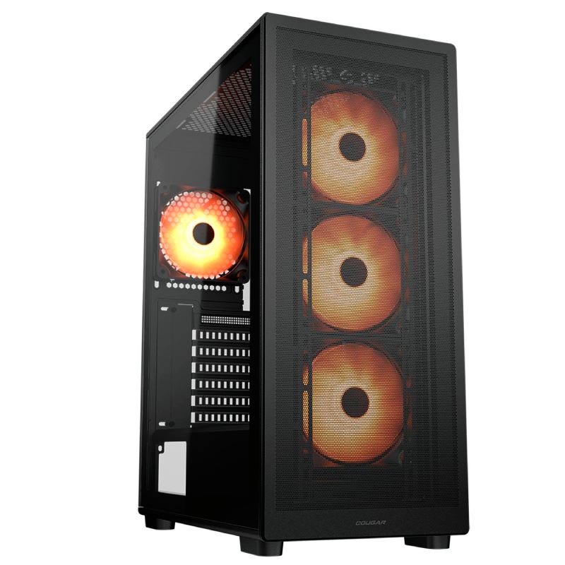 Case Gaming Cougar MX220 RGB Negro Media Torre (Sin Fuente)