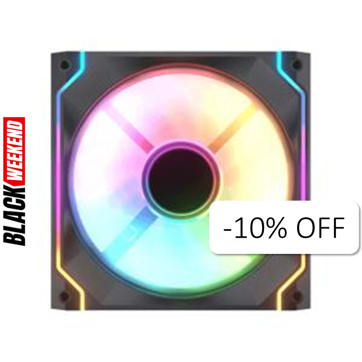 Ventilador Cougar SC140 ARGB 140mm Negro