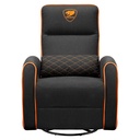 Sofá Gaming Cougar Fidom Negro Naranja