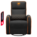Sofá Gaming Cougar Fidom Negro Naranja