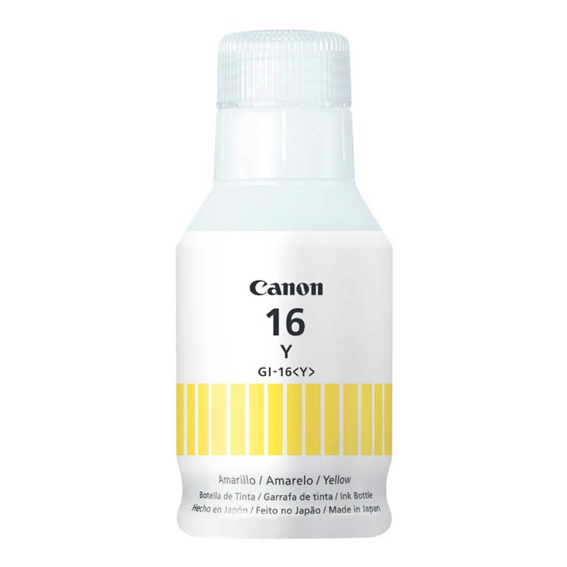 Botella de Tinta Canon GI-16B Amarillo 135ml