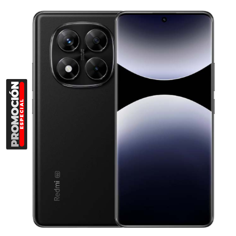 Celular Xiaomi Redmi Note 14 Pro 5G 6.67" 256GB 8GB RAM Negro