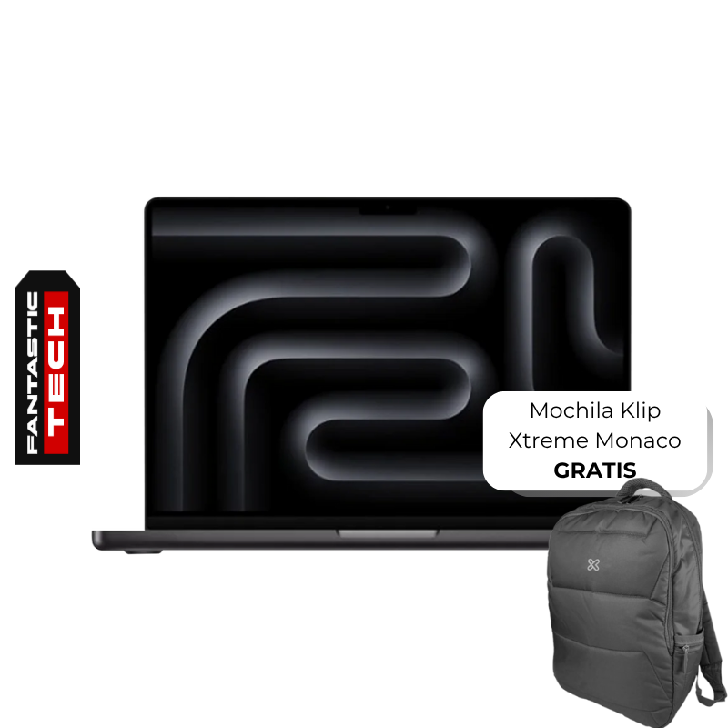 Apple MacBook Pro 14.2" Chip M4 Retina 16GB RAM 1TB SSD Space Black Teclado Inglés
