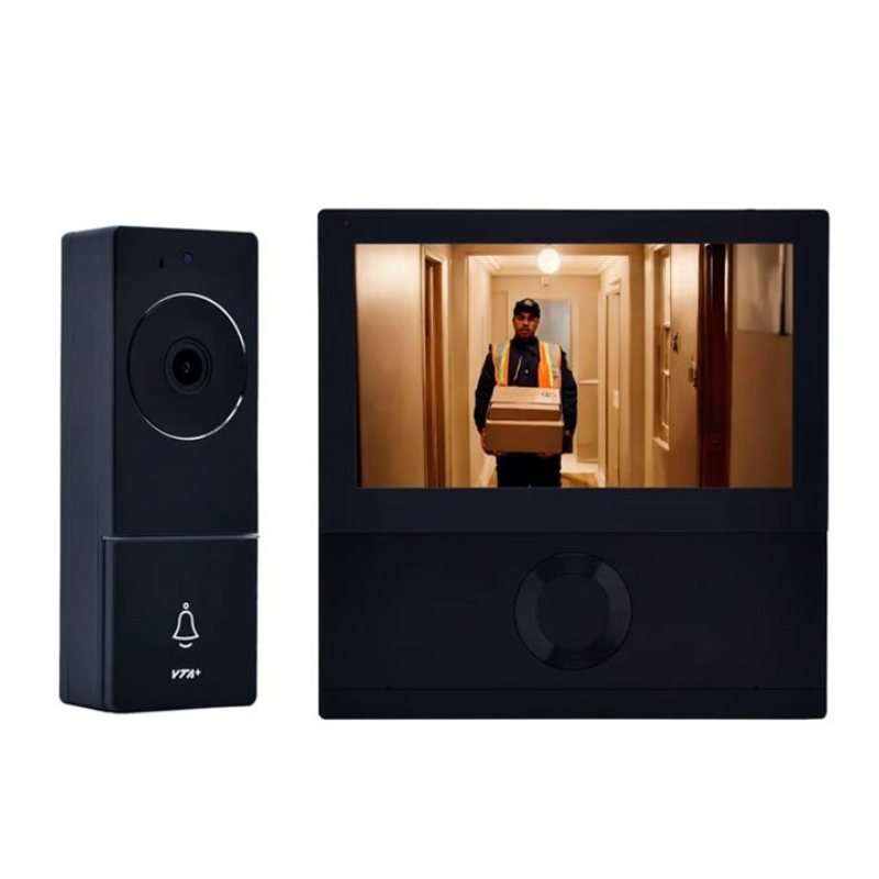 Video Portero Inteligente VTA+1080P Smart Home Wi-Fi con Pantalla Touch 7" y Timbre