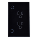 Tomacorriente de Pared Inteligente VTA+ 2 Tomas + Botón de Iluminación Smart Home Wi-Fi