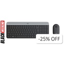 Teclado y Mouse Inalámbrico Logitech MK470 USB Negro Español