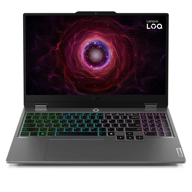 Laptop Lenovo Legion LOQ 15AHP9 15.6" AMD Ryzen 7 8845HS 16GB RAM 512GB SSD RTX 4060 8GB Gris W11 Home Teclado Ingles