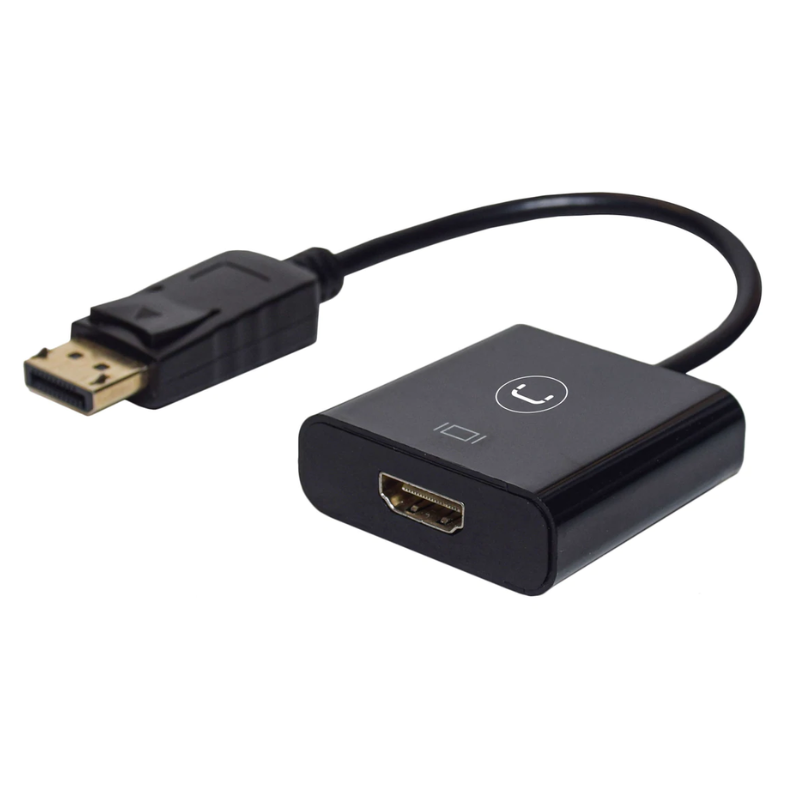 Adaptador Unno Tekno DisplayPort a HDMI AD3004BK Macho-Hembra Negro
