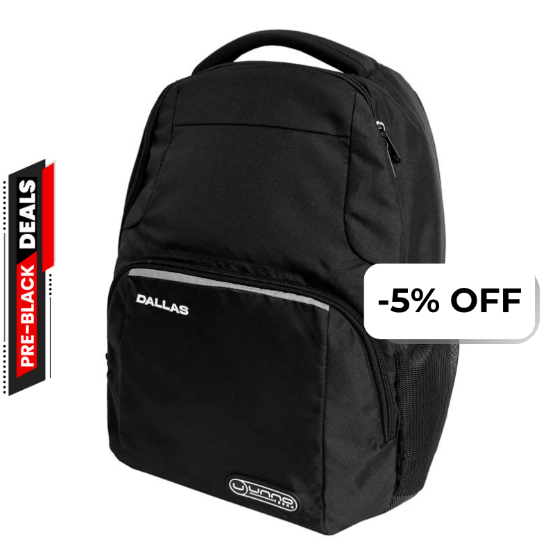 Mochila Unno Tekno Dallas 15.6" Negro