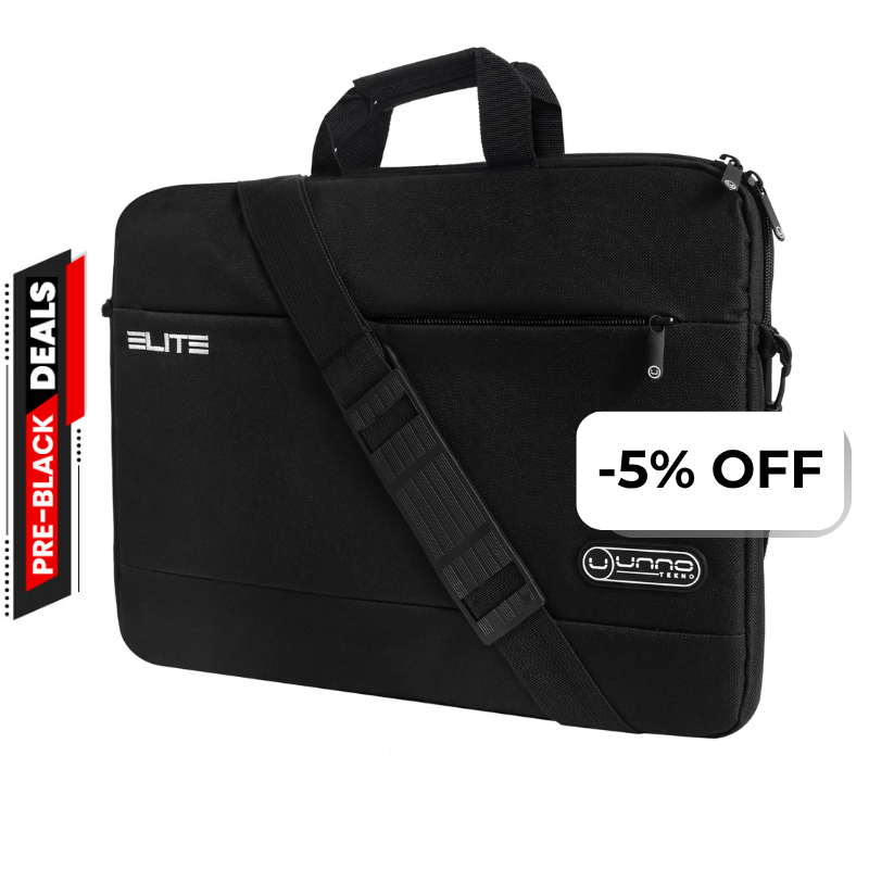 Maletín para Notebook Unno Tekno Elite 15.6" Negro