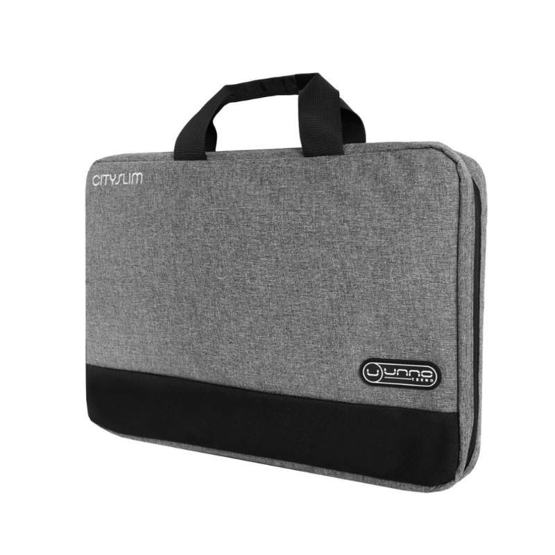Maletín para Notebook Unno Tekno CitySlim 15.6" Gris Negro