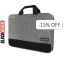 Maletín para Notebook Unno Tekno CitySlim 15.6" Gris/Negro