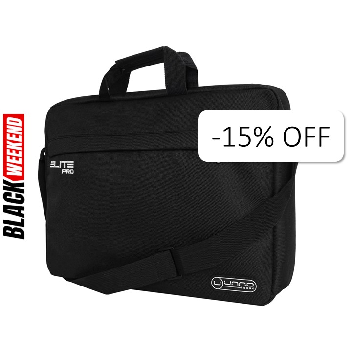 Maletín para Notebook Unno Tekno ElitePro 15.6" Negro