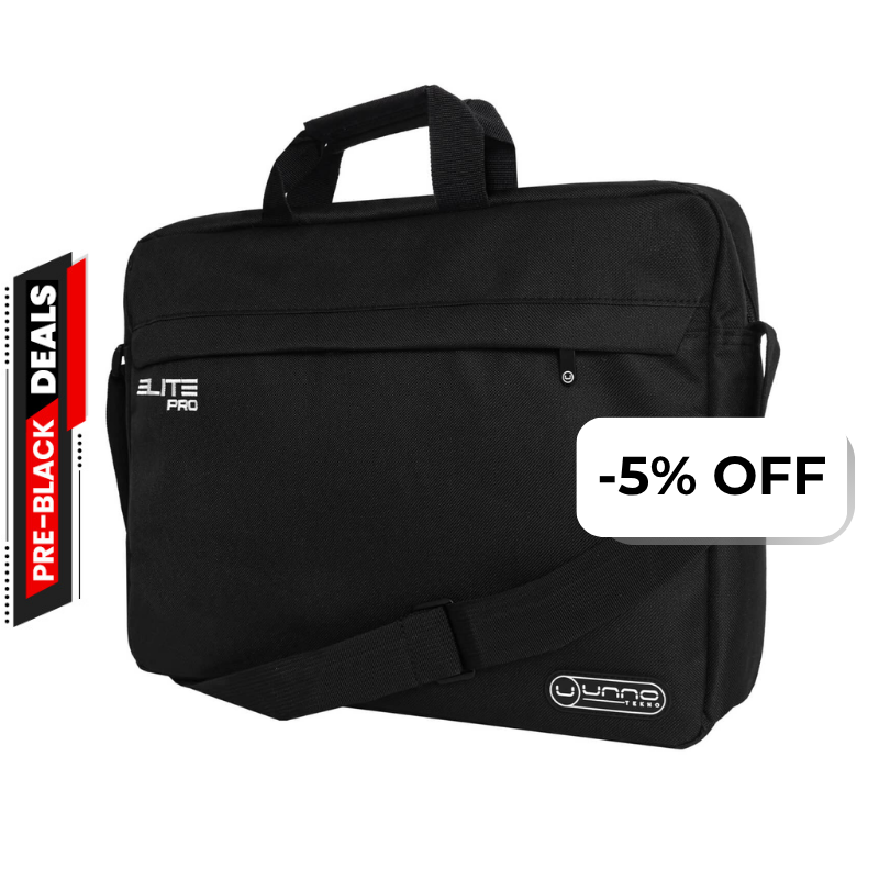 Maletín para Notebook Unno Tekno ElitePro 15.6" Negro