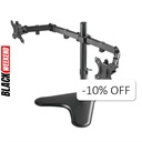 Bracket de Escritorio Unno Tekno Dual TM8001BK 12-32" Articulado Negro