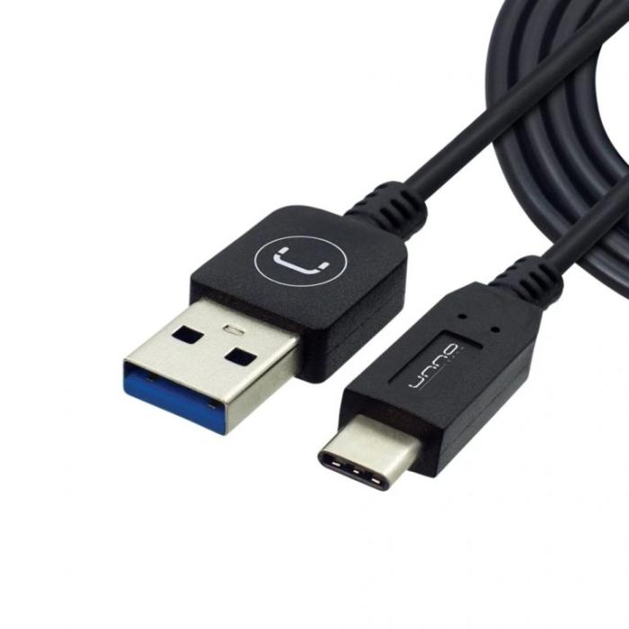 Cable USB a USB-C Unno Tekno CB4054BK 1.5 Metros Negro