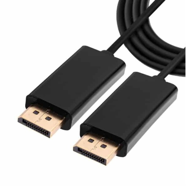 Cable Displayport Unno Tekno CB4060BK1.8 Metros Negro