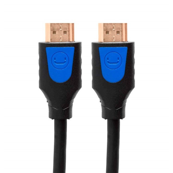 Cable HDMI 2.0 4K Unno Tekno CB4226BL 1.8 Metros Macho-Macho Negro