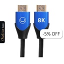 Cable HDMI 2.1 8K Unno Tekno CB4232BK 3 Metros Macho-Macho Negro
