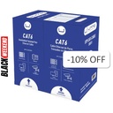 Bobina Cable de Red Unno Tekno CB4399GY UTP CAT6 305 Metros