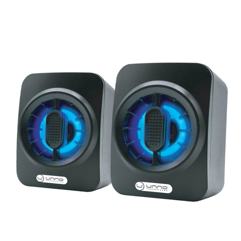 Bocina 2.0 Unno Tekno SP9025BK 6W Negro