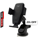 Base para Celular Carga Inalámbrica Unno Tekno CH3009BK Brazo Extendible