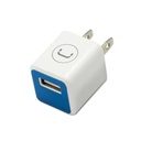 Cargador de Pared Unno Tekno PW5051WT USB 1,0A/5V Blanco/Azul