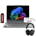 Laptop Lenovo 5 14Q8X9 14" Touchscreen Snapdragon X PlusX1O-42-100 16GB RAM 1TB SSD W11 Home Gris Teclado Ingles