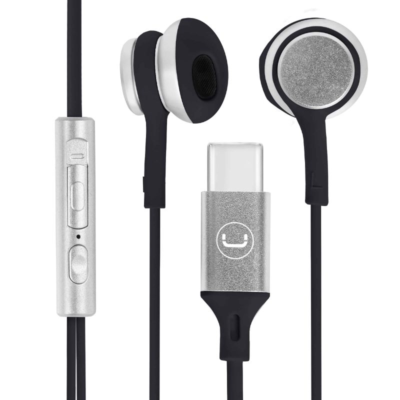 Audífonos In-Ear Unno Tekno HS7005BK USB-C Ultra Negro