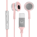 Audífonos Unno Tekno HS7005PK USB-C In-Ear Ultra Rosado