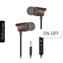 Audífonos In-Ear Unno Tekno HS7009RD 3.5mm SoulBuds Rojo