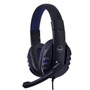 Audífonos Tipo Headset Unno Tekno USB HS7214BL Ace14 con Micrófono Negro-Azul