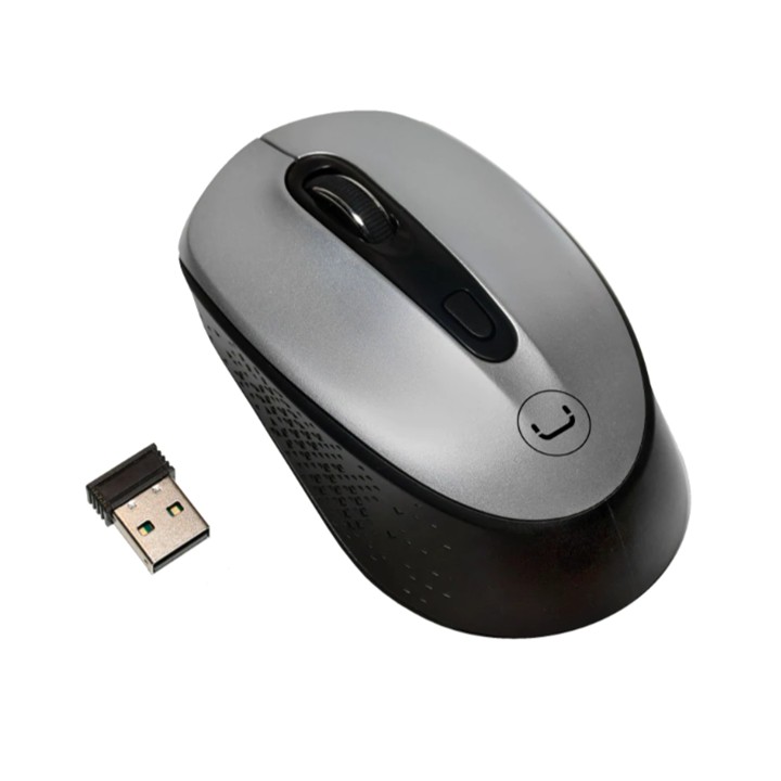 Mouse Inalámbrico Unno Tekno Countour 1600DPI Plateado