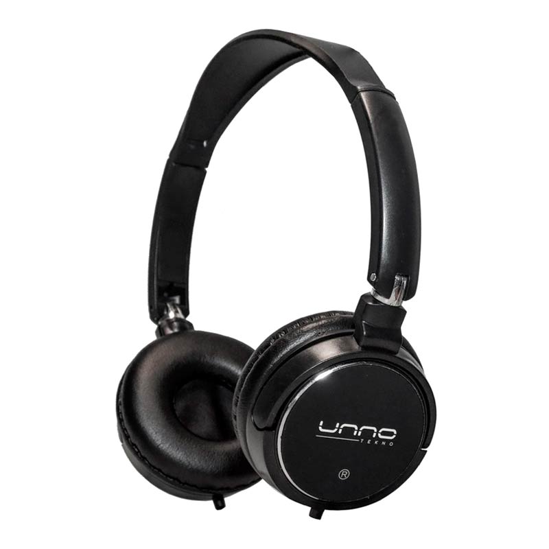 Audífonos Tipo Headset Unno Tekno 3.5mm HS7308BK Sonic Negro
