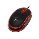 Mouse Alámbrico Unno Tekno Trans 800DPI Negro