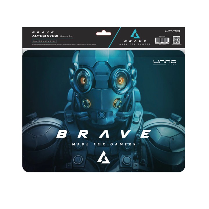 Mousepad Gaming Unno Tekno Brave