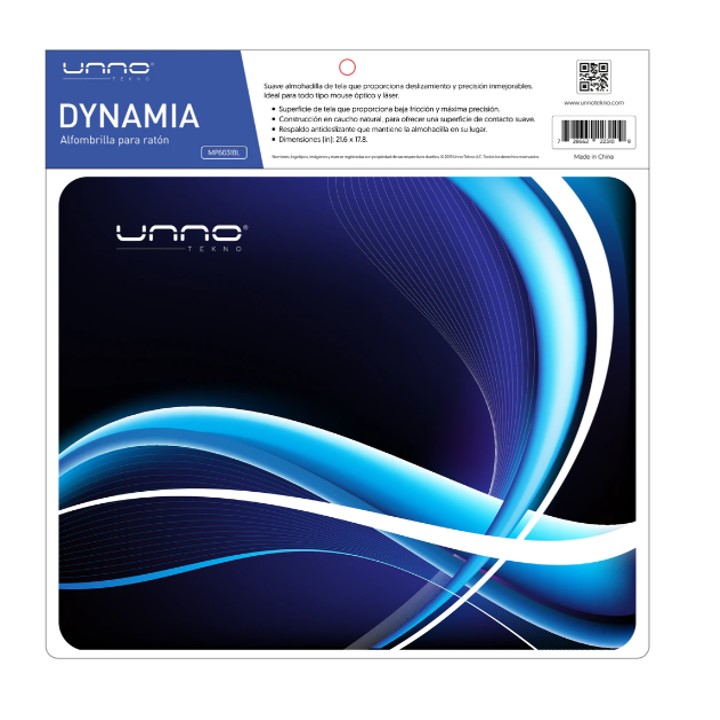 Mousepad Unno Tekno Dynamia Azul