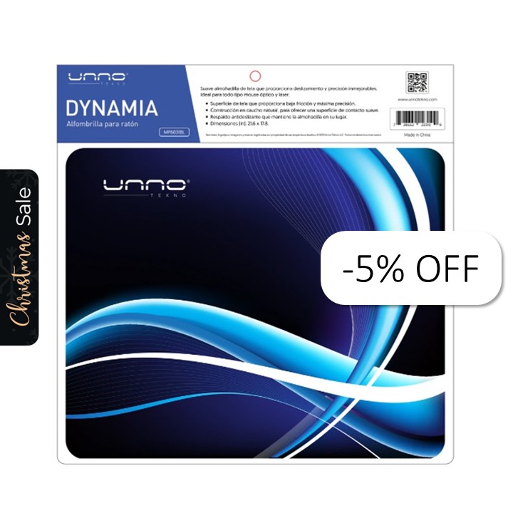 Mousepad Unno Tekno Dynamia Azul