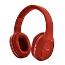 Audífonos Tipo Headset Unno Tekno Bluetooth 3.5mm HS7408RD Ovala 5.0 con Micrófono Rojo