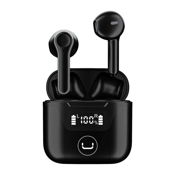 Audífonos In-Ear Unno Tekno HS7507BK Bluetooth Hyper TWS con Micrófono Negro