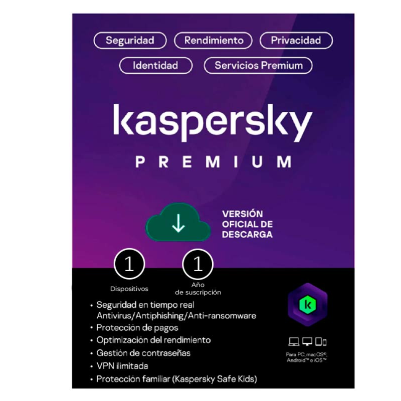 Licencia Kaspersky Premium