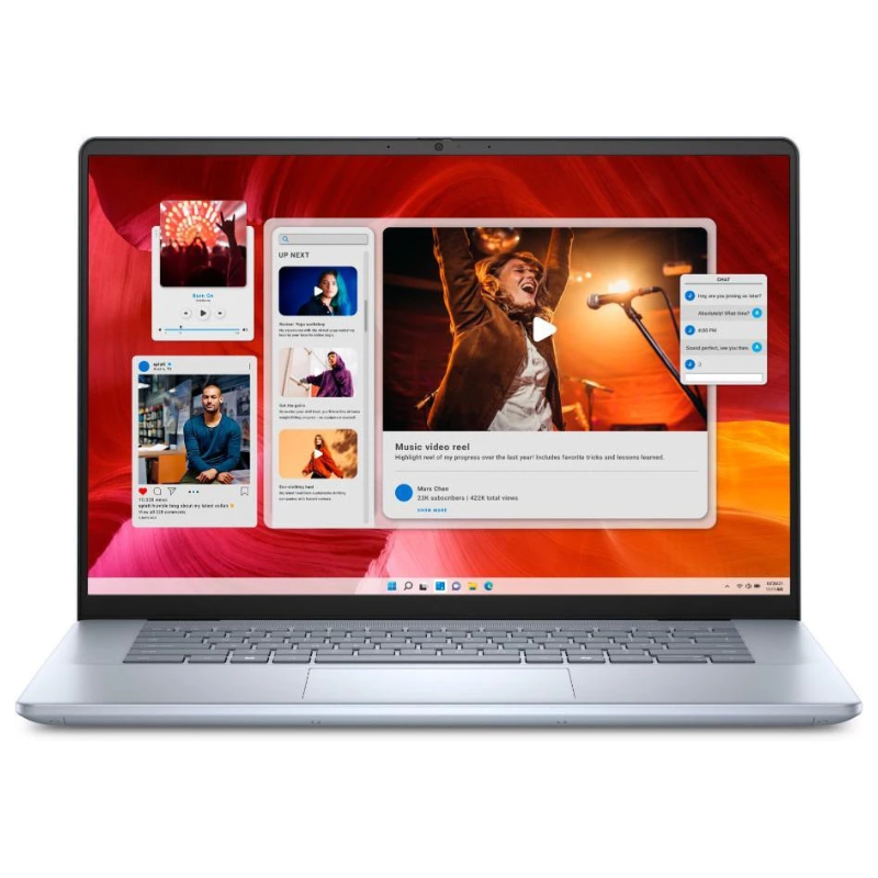 Laptop Dell Inspiron 2 En 1 16" Touch Intel Ultra 7 16GB RAM 1TB SSD W11 Home Plateado Teclado Inglés