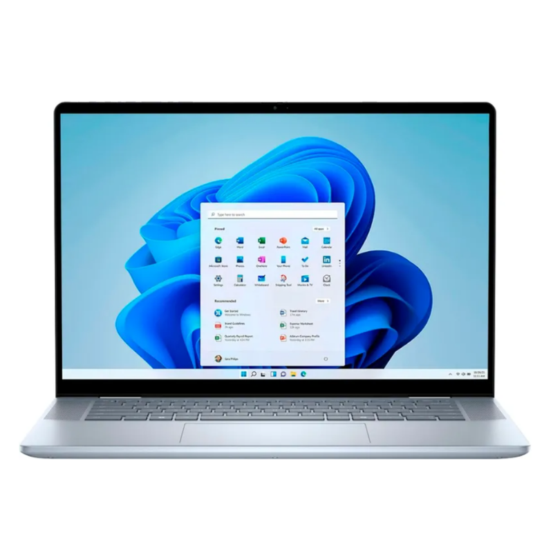 Laptop Dell Inspiron 2 En 1 16" Touch Intel Ultra 7 16GB RAM 1TB SSD W11 Home Plateado Teclado Ingles