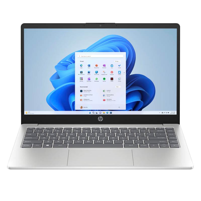 Laptop HP 14" I7-1355U 16GB RAM 512GB SSD W11 Home Plateado Teclado en Inglés